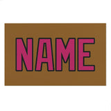 Custom Khaki Pink Beach Towel