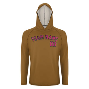 Custom Khaki Pink UV-Hoodie