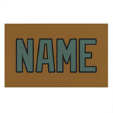 Custom Khaki Blue Green Beach Towel