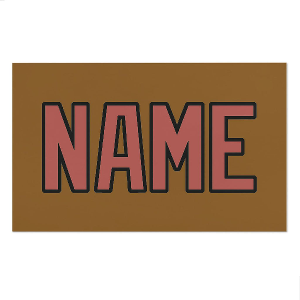 Custom Khaki Copper Rose Beach Towel