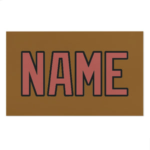 Custom Khaki Copper Rose Beach Towel