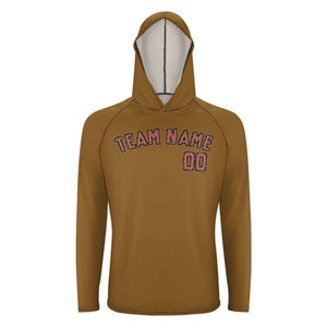 Custom Khaki Copper Rose UV-Hoodie