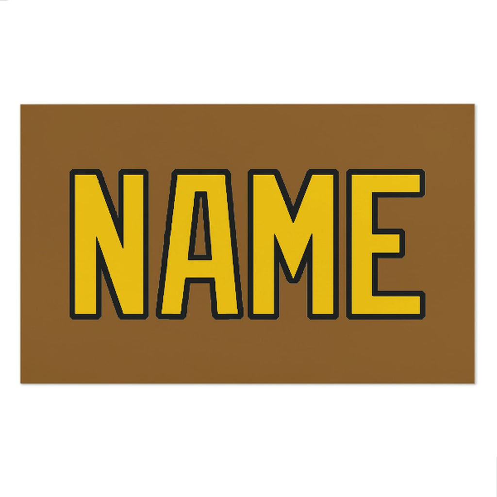 Custom Khaki Gold Beach Towel