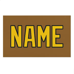 Custom Khaki Gold Beach Towel