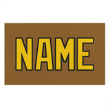 Custom Khaki Gold Beach Towel