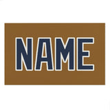 Custom Khaki Blue Beach Towel
