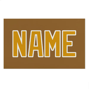 Custom Khaki Yellow Beach Towel