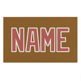 Custom Khaki Copper Rose Beach Towel