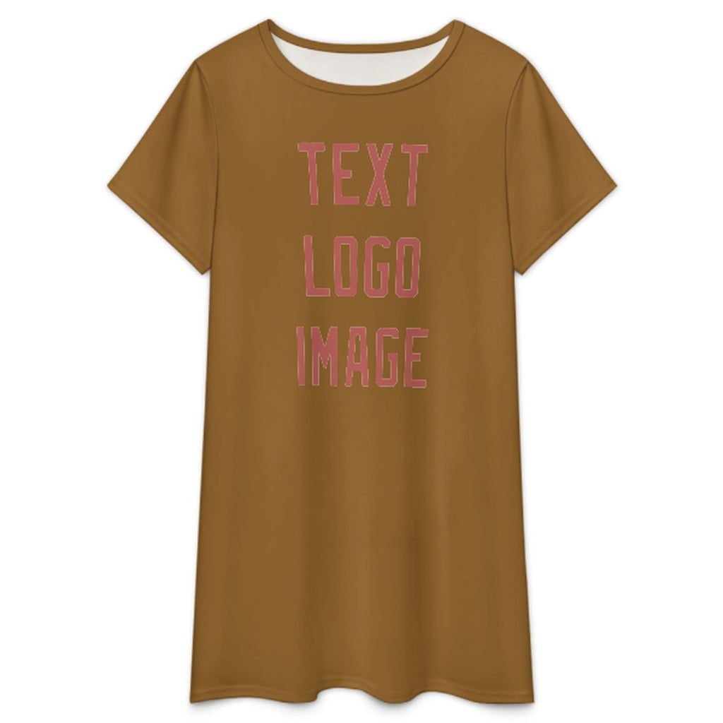 Custom Khaki Copper Rose Nachthemd