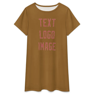 Custom Khaki Copper Rose Nachthemd