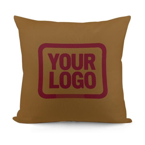 Custom Khaki Crimson Red Pillowcase