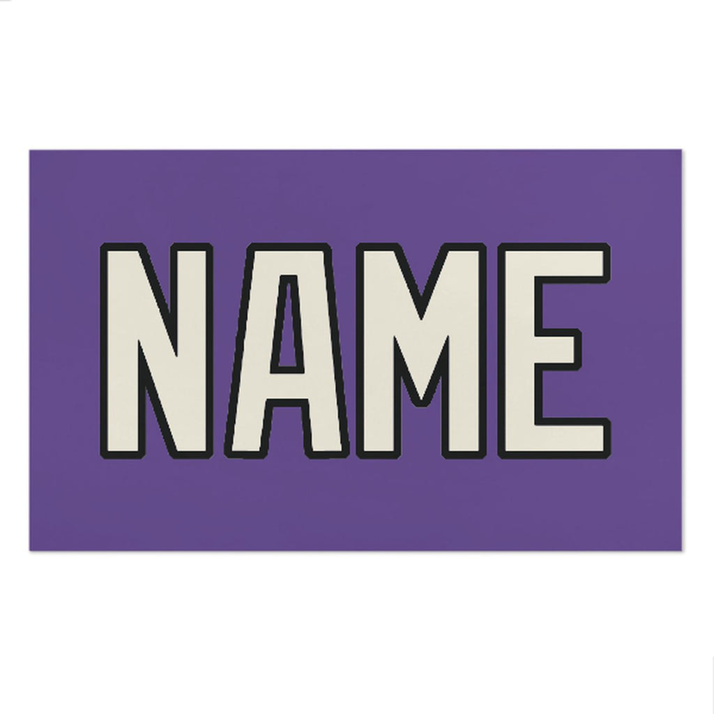 Custom Light Purple Cream Beach Towel