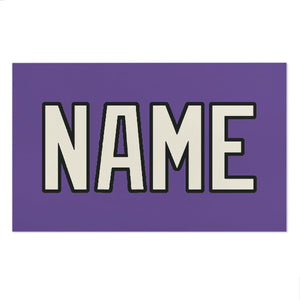 Custom Light Purple Cream Beach Towel