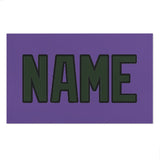 Custom Light Purple Dark Green Beach Towel