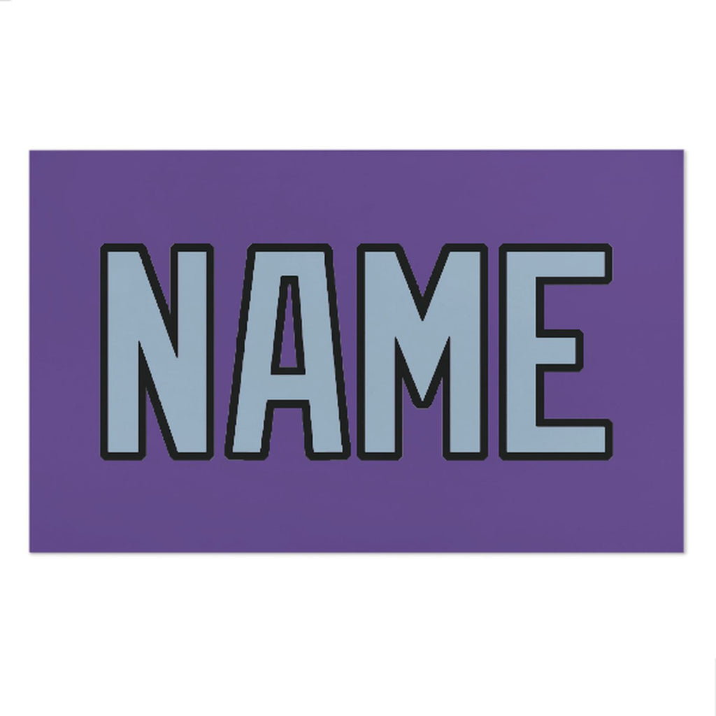 Custom Light Purple Light Blue Beach Towel