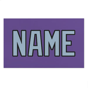 Custom Light Purple Light Blue Beach Towel