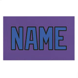 Custom Light Purple Sky Blue Beach Towel