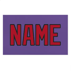 Custom Light Purple Red Beach Towel