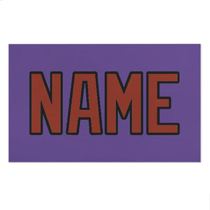 Custom Light Purple Coral Red Beach Towel