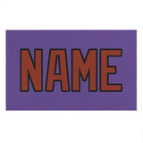 Custom Light Purple Coral Red Beach Towel