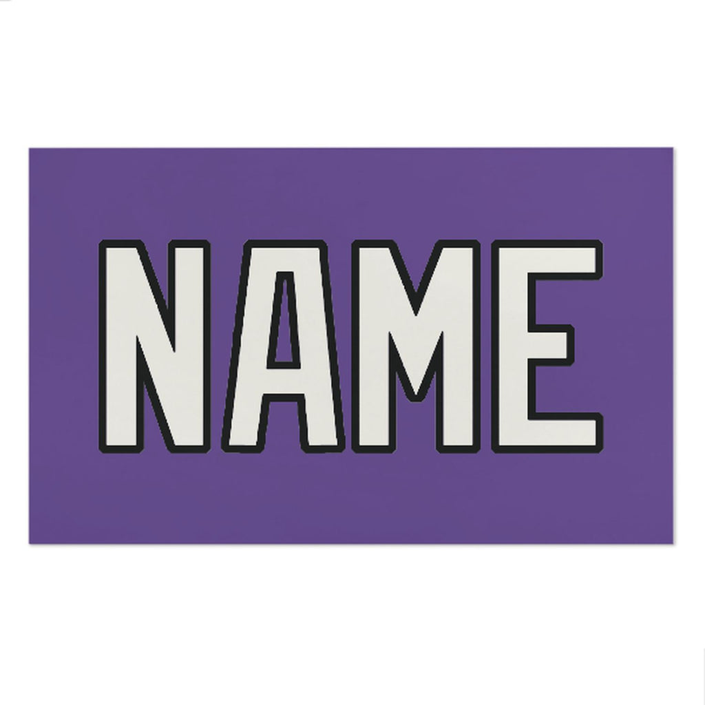 Custom Light Purple White Beach Towel