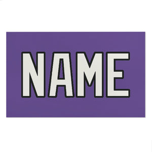 Custom Light Purple White Beach Towel