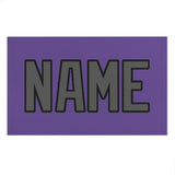 Custom Light Purple Dark Grey Beach Towel