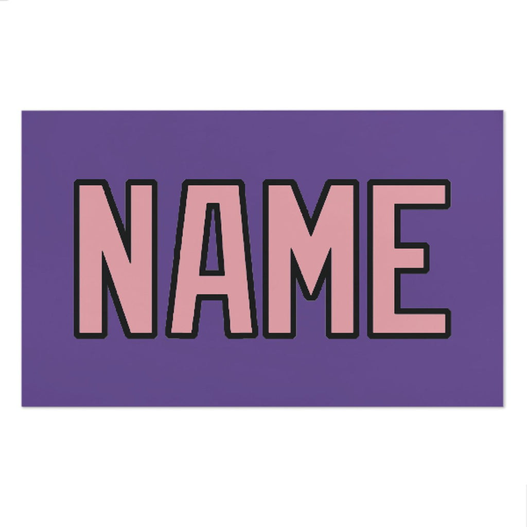 Custom Light Purple Light Pink Beach Towel