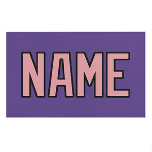 Custom Light Purple Light Pink Beach Towel