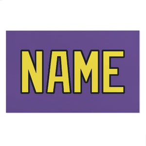 Custom Light Purple Light Yellow Beach Towel