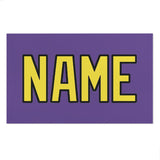 Custom Light Purple Light Yellow Beach Towel