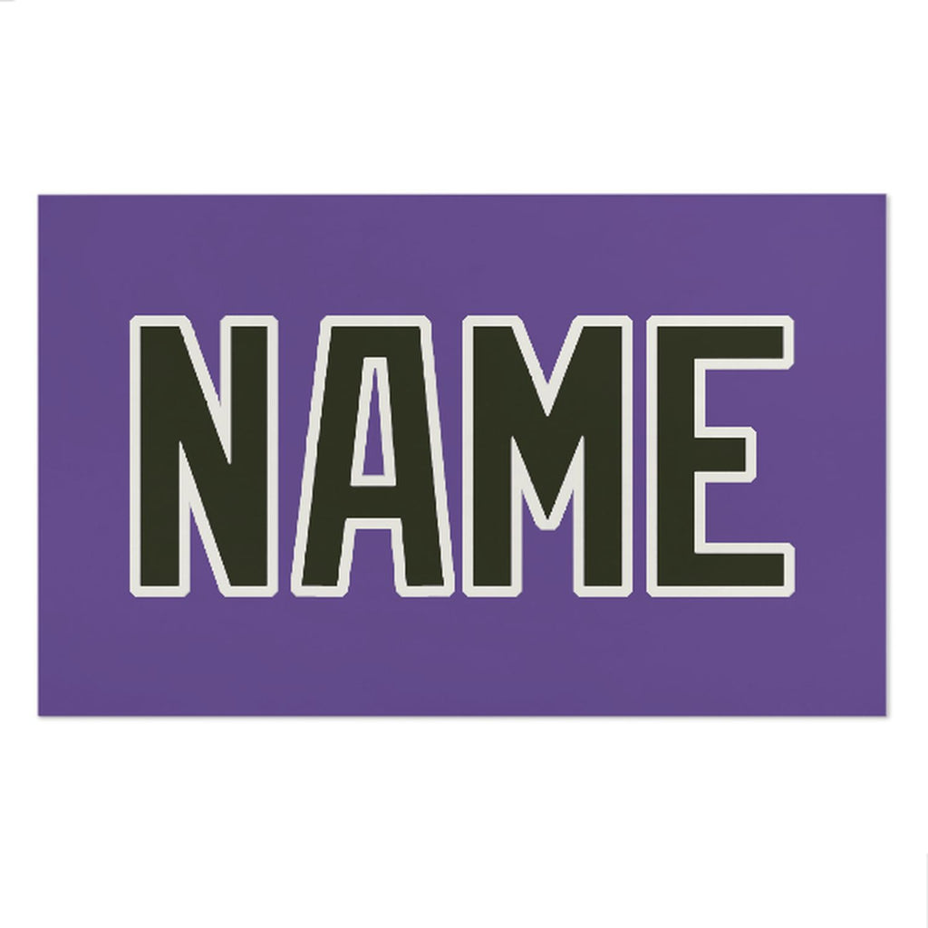 Custom Light Purple Olive Beach Towel