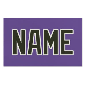 Custom Light Purple Olive Beach Towel