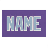 Custom Light Purple Light Blue Beach Towel