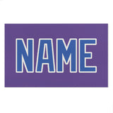 Custom Light Purple Sky Blue Beach Towel