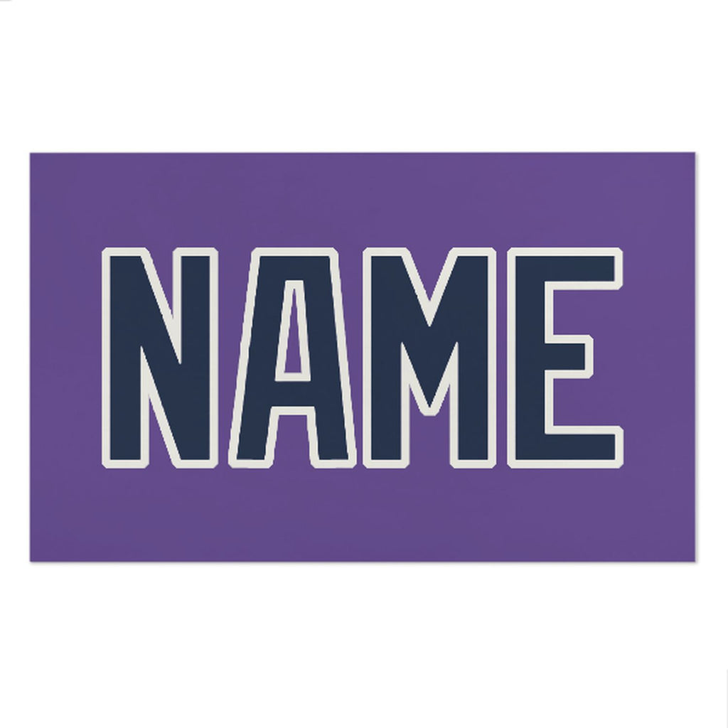 Custom Light Purple Blue Beach Towel