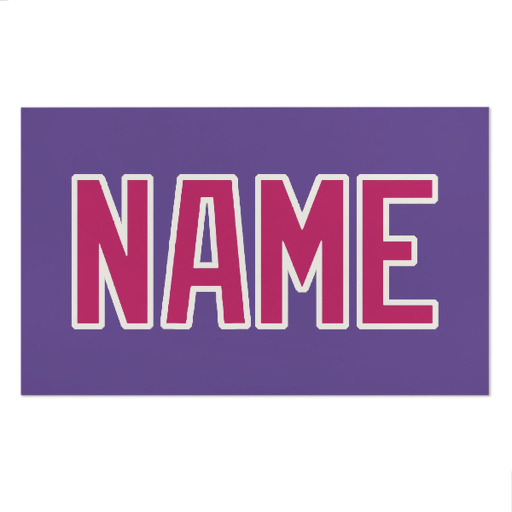 Custom Light Purple Pink Beach Towel