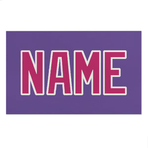 Custom Light Purple Pink Beach Towel