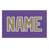 Custom Light Purple Light Khaki Beach Towel