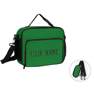 Custom Emerald Green Olive Lunch Bag