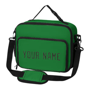 Custom Emerald Green Dark Green Lunch Bag