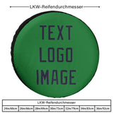 Custom Emerald Green Navy Truck Tires