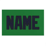 Custom Emerald Green Navy Beach Towel
