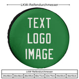 Custom Emerald Green White Truck Tires