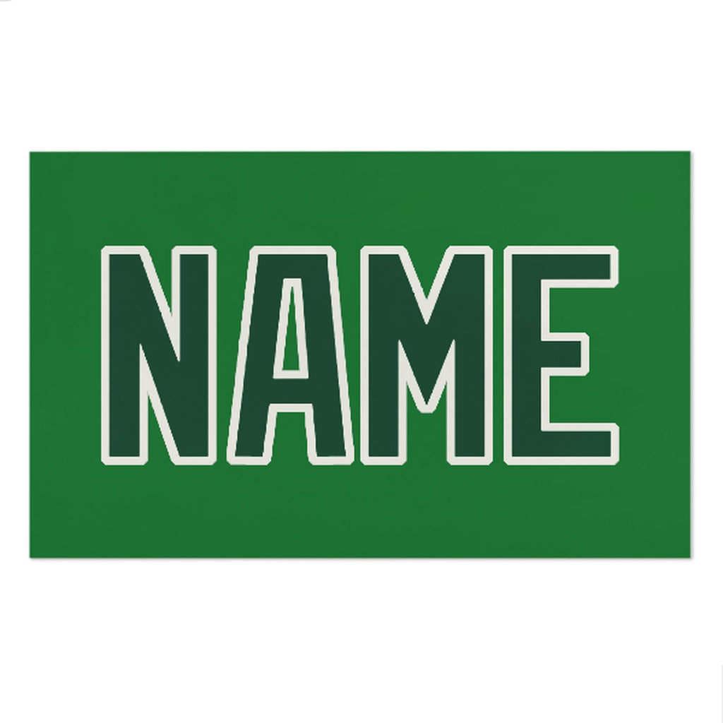 Custom Emerald Green Green Beach Towel