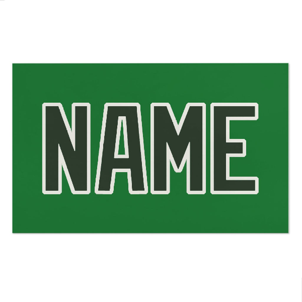 Custom Emerald Green Dark Green Beach Towel