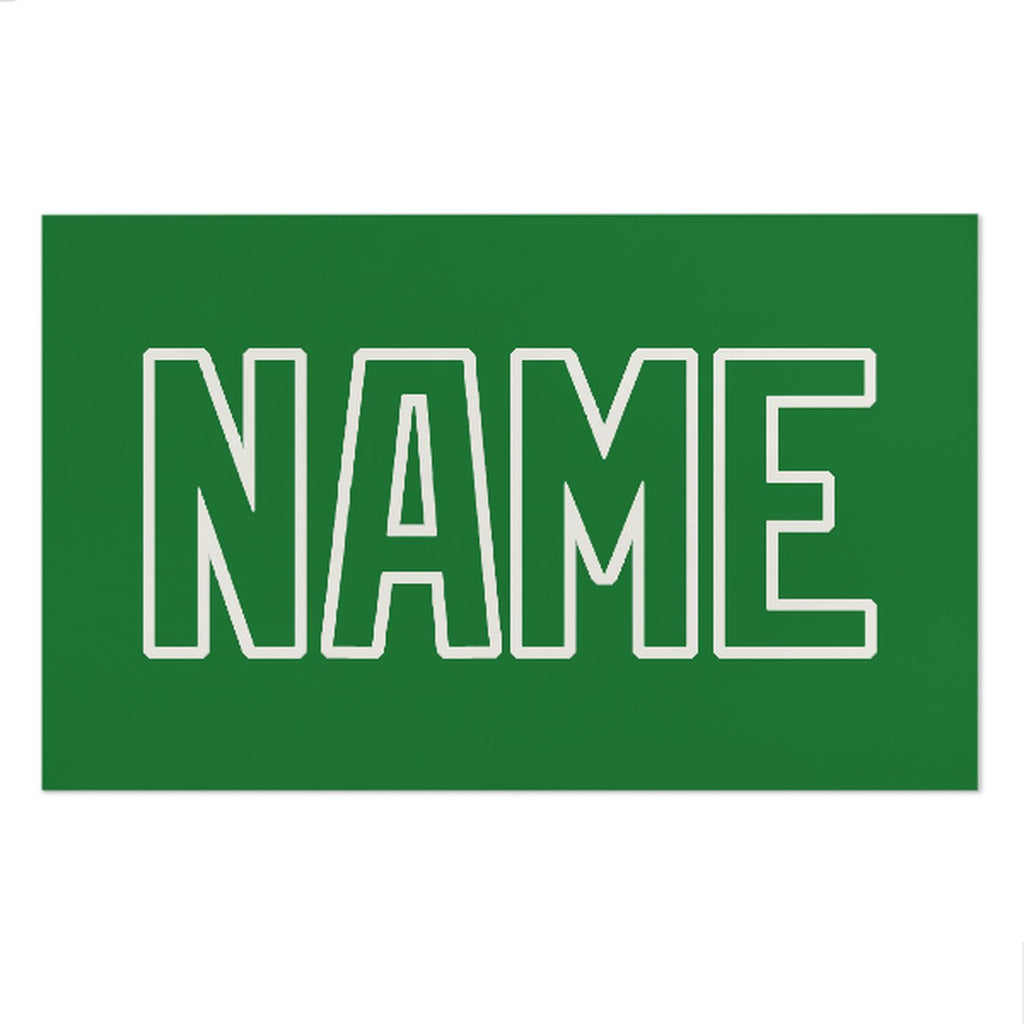 Custom Emerald Green Emerald Green Beach Towel