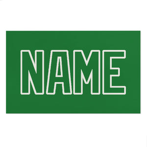 Custom Emerald Green Emerald Green Beach Towel