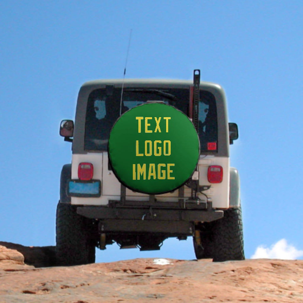 Custom Emerald Green Light Yellow Truck Tires