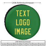 Custom Emerald Green Light Yellow Truck Tires